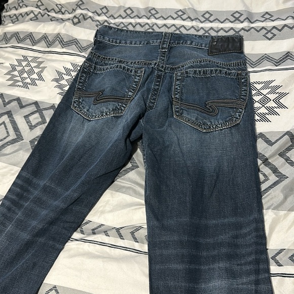 Silver Jeans Gordie Loose Fit Straight leg 30 waist 32 Length - Picture 4 of 5
